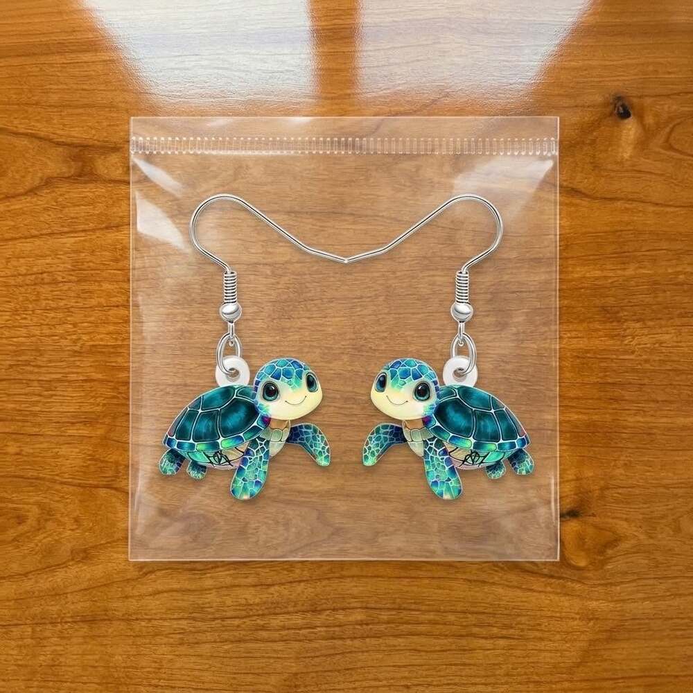 NEW Earrings Dangle Drop Fashion Jewelry Cute Sea Turtles